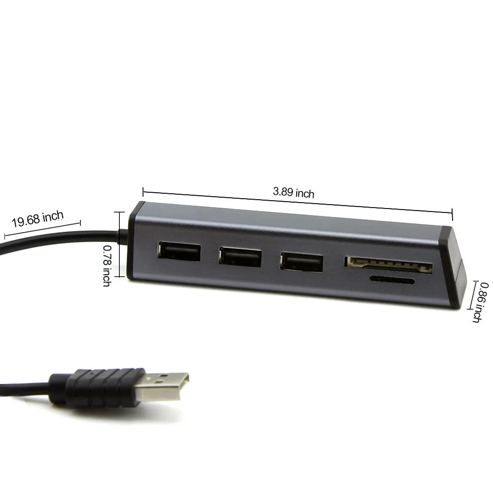 5 Ports USB Hub 2.0 with Micro Interface Phone Holder USB Splitter Adapter For Computer Flash Drives Card Reader
5 Ports USB Hub 2.0 with Micro Interface Phone Holder USB Splitter Adapter For Computer Flash Drives Card Reader