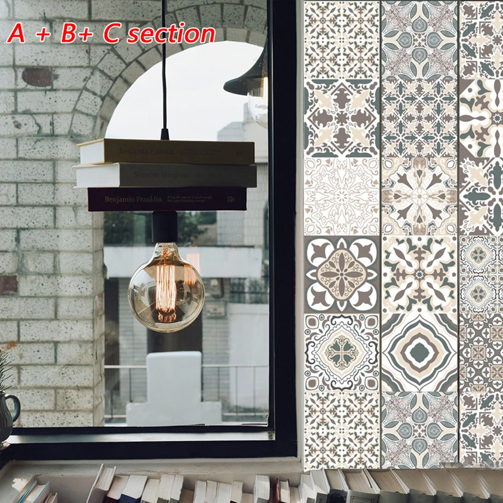 Фото 25 шт. стикер для настенной плитки в марокканском стиле - купить