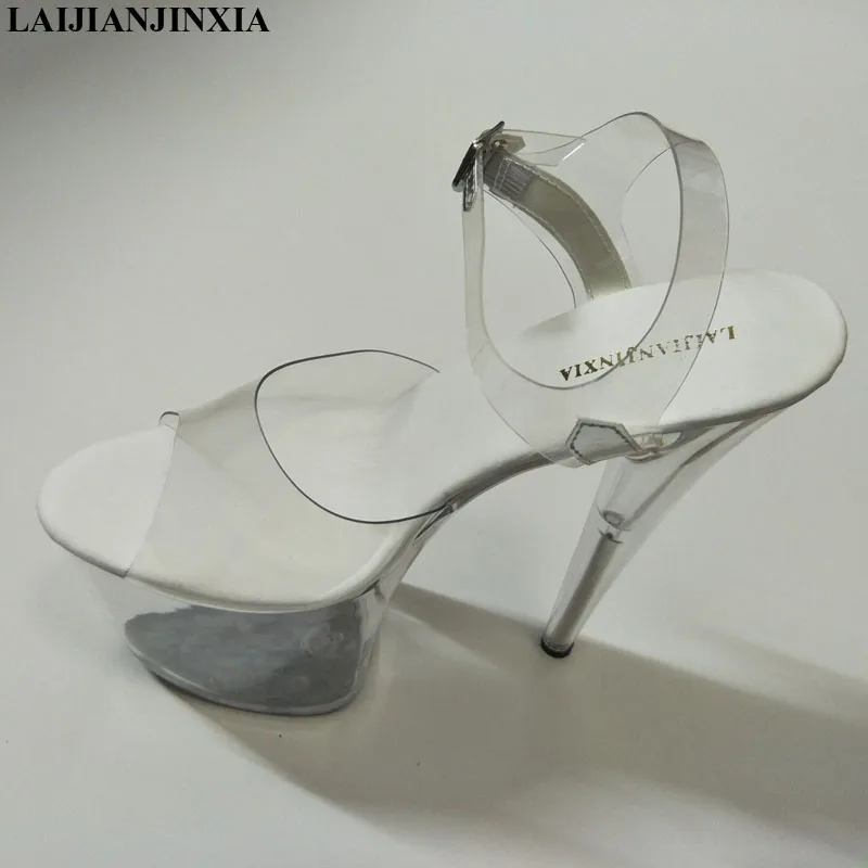 LAIJIANJINXIA 2019 New platform transparent crystal women's shoes 17cm super high-heeled wedding Shoes performance sandals
LAIJIANJINXIA 2019 New platform transparent crystal women's shoes 17cm super high-heeled wedding Shoes performance sandals