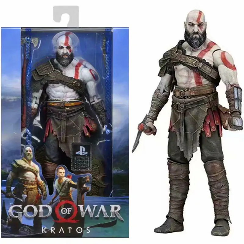 

NECA Game God of War III Kratos PVC Action Figure Collectible Model Toy Boxed 18cm Holiday gift for children Christmas gift