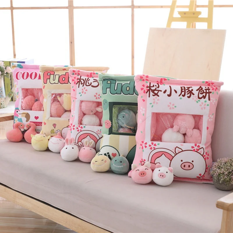 A bag of 8pcs Unicorn&Flamingo&Dinosaur&Rabbit&Pig Plush Toy Soft Cartoon Stuffed Doll Pudding Snack Pillow Girlfriend Kids Gift
A bag of 8pcs Unicorn&Flamingo&Dinosaur&Rabbit&Pig Plush Toy Soft Cartoon Stuffed Doll Pudding Snack Pillow Girlfriend Kids Gift