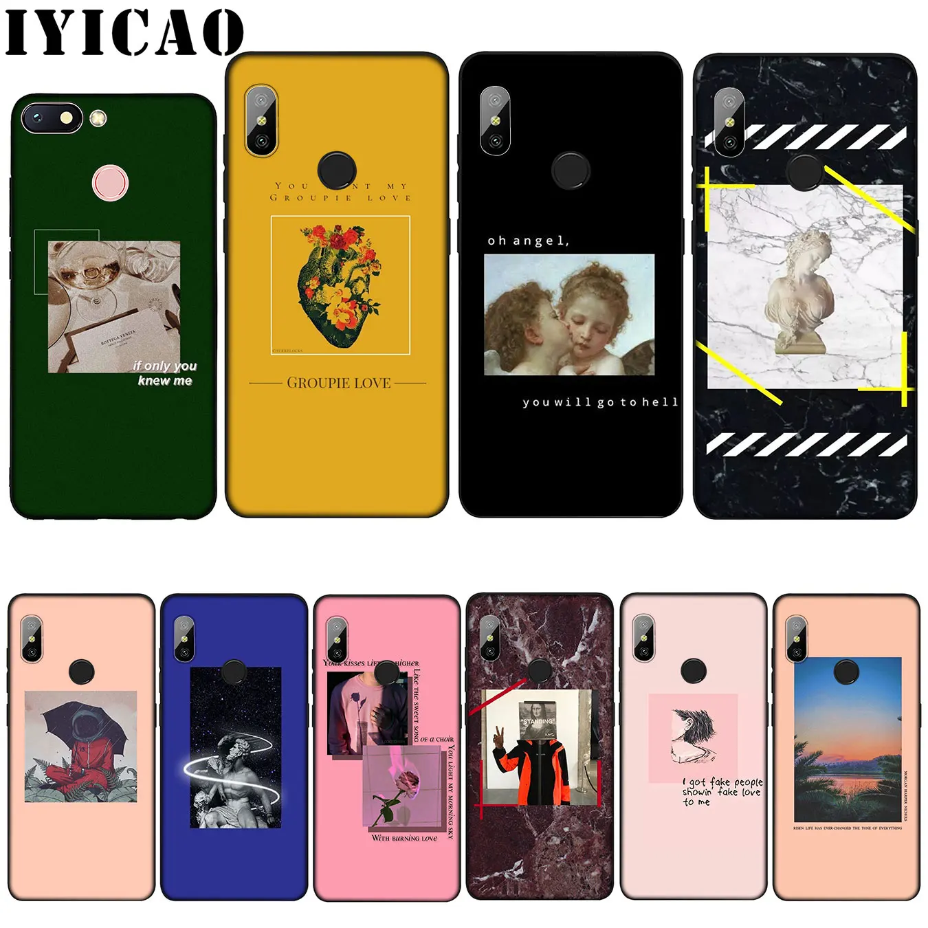 Мягкий чехол для Xiaomi Mi 9 8 A2 Lite A1 6 pocophone f1 MAX 3 mi9 mia2|Бамперы| |