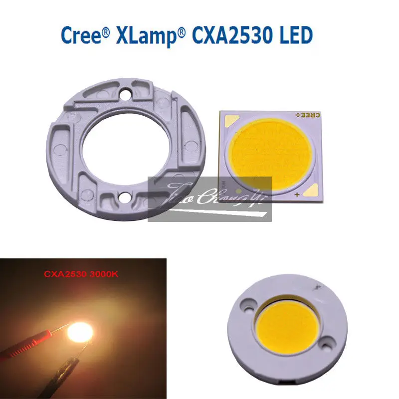 Hot New 36V CREE CXA2530 65W 1.5A Warm white Cool White 4000-5000K High power COB Led
Hot New 36V CREE CXA2530 65W 1.5A Warm white Cool White 4000-5000K High power COB Led