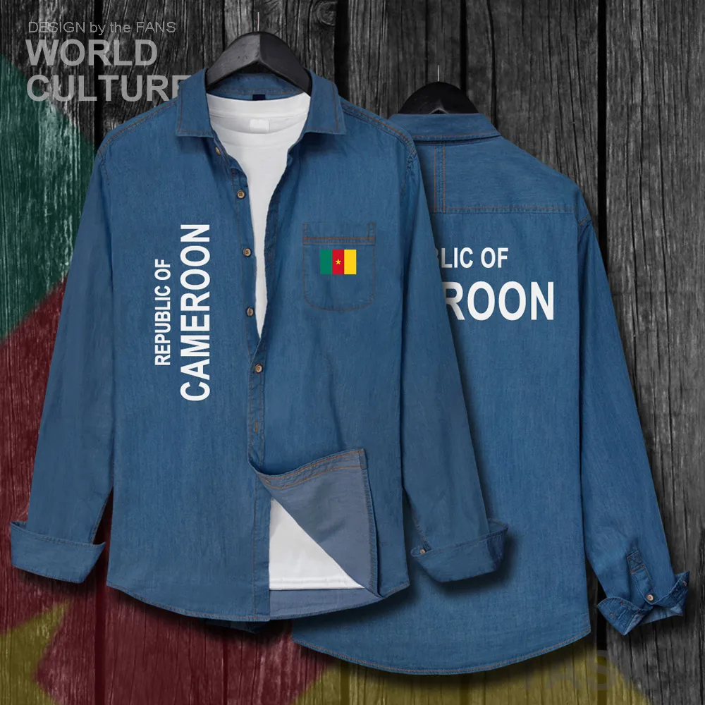 Cameroon CMR Cameroun Cameroonian/Мужская одежда, осенняя хлопковая джинсовая рубашка с отложным воротником, Ковбойское пальто с длинными рукавами, Новые Топы с флагами
Cameroon CMR Cameroun Cameroonian/Мужская одежда, осенняя хлопковая джинсовая рубашка с отложным воротником, Ковбойское пальто с длинными рукавами, Новые Топы с флагами