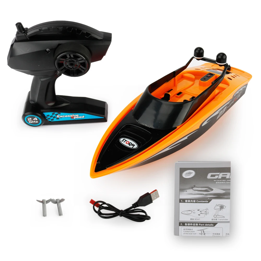2.4G Remote Control Boat Summer Water Toy Electric Racing RC Speedboat 4Channel Waterproof Work For 20 Minut RC Boat kids Toys
2.4G Remote Control Boat Summer Water Toy Electric Racing RC Speedboat 4Channel Waterproof Work For 20 Minut RC Boat kids Toys
