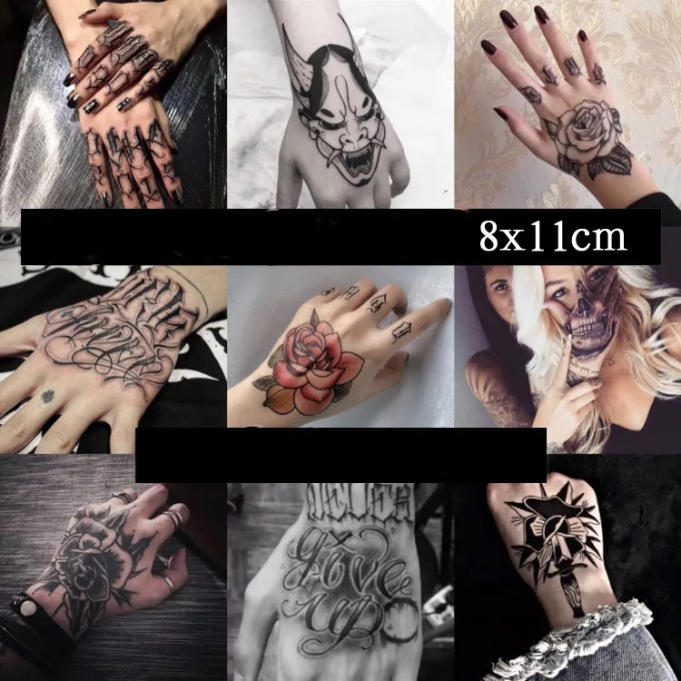 Hand back tattoo decal half arm men's and women's European and American waterproof tattoo stick tattoo picture
Hand back tattoo decal half arm men's and women's European and American waterproof tattoo stick tattoo picture
