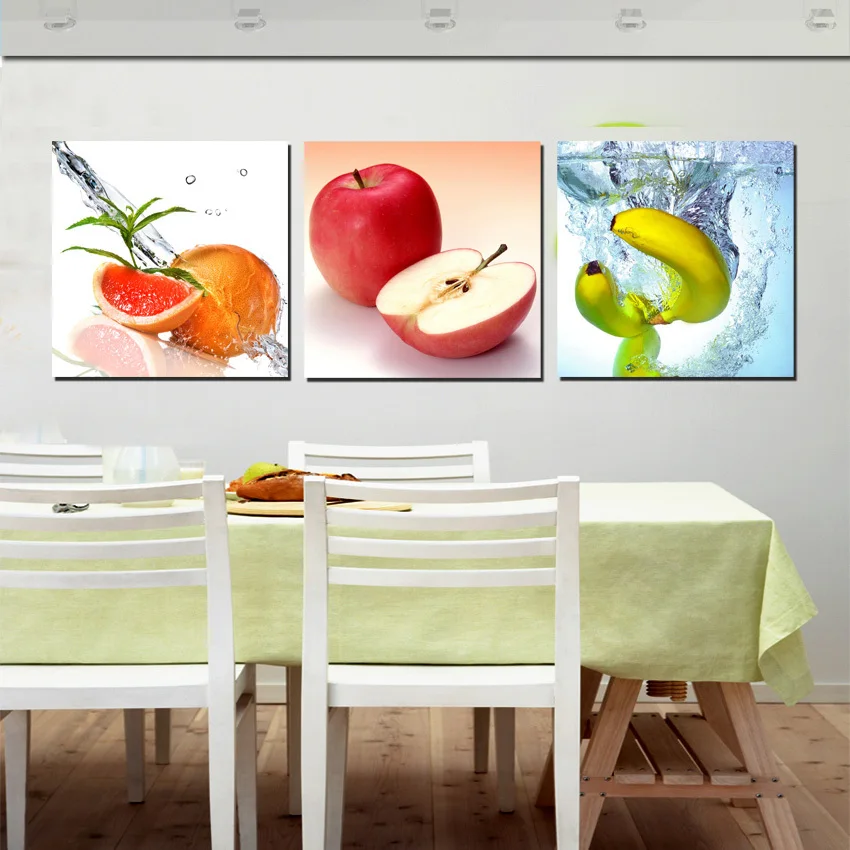 3 Panel Art Decor Wall Pictures Fresh Fruit Paintings Printed Canvas for Kitchen Dinning Room Decoracion No Framed
3 Panel Art Decor Wall Pictures Fresh Fruit Paintings Printed Canvas for Kitchen Dinning Room Decoracion No Framed