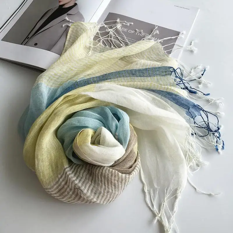 Unisex Style spring summer autumn winter Scarf Cotton And Linen Solid Color long women's scarves shawl fashion men scarf
Unisex Style spring summer autumn winter Scarf Cotton And Linen Solid Color long women's scarves shawl fashion men scarf