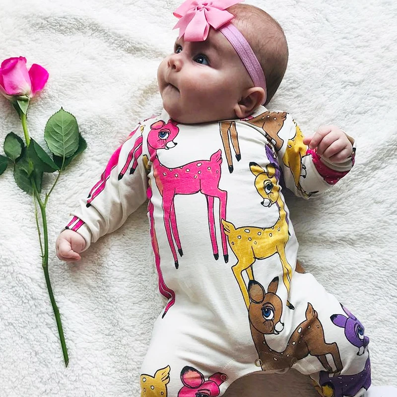 2020 Baby Rompers Christmas cute Deer Print Cotton Newborn Boys Romper Girls Clothes Infant Baby Clothing Long Sleeve Jumpsuit
2020 Baby Rompers Christmas cute Deer Print Cotton Newborn Boys Romper Girls Clothes Infant Baby Clothing Long Sleeve Jumpsuit