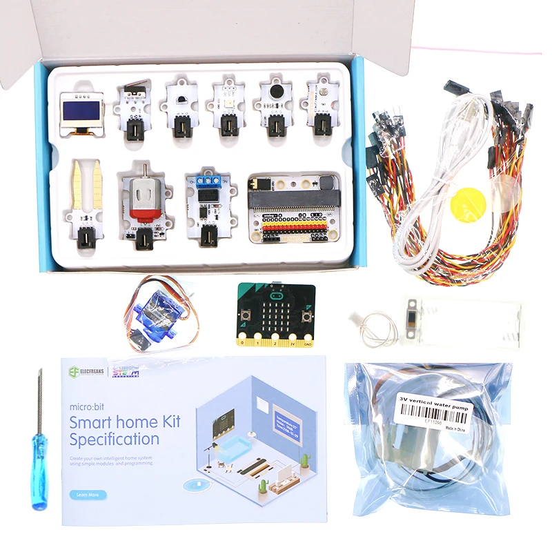 Для набора micro:bit Smart Home с микробитной платой (датчик температуры TMP36 датчик