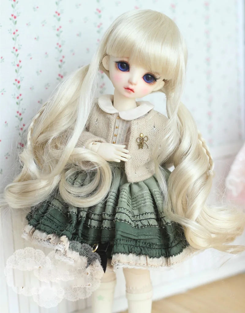Free Shipping 1/6 6-7" BJD Wig Super Doll Wig Long lOVELY With Two Braid Mohair For BJD Doll Hair
Free Shipping 1/6 6-7" BJD Wig Super Doll Wig Long lOVELY With Two Braid Mohair For BJD Doll Hair