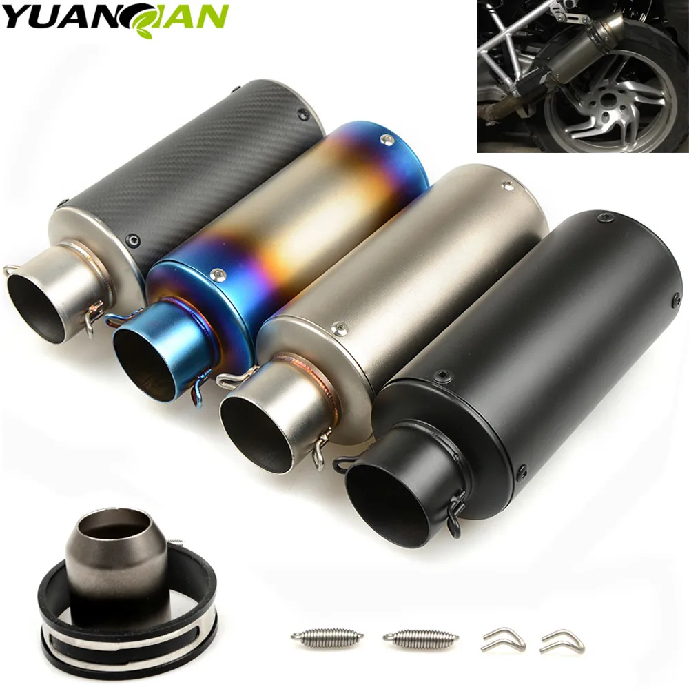 motorcycle exhaust universal muffler 51mm/61mm exhaust stainless steel with for Z900 GSXR1000R K8 zx6r MT09 R6 R1 RC390
motorcycle exhaust universal muffler 51mm/61mm exhaust stainless steel with for Z900 GSXR1000R K8 zx6r MT09 R6 R1 RC390