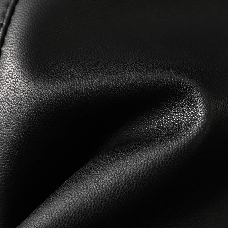 2019 Black Slim Real Leather Jacket Office Lady Single Button Big Pocket Blazer Jacket Women Autumn Clothes Genuine Leather Coat
2019 Black Slim Real Leather Jacket Office Lady Single Button Big Pocket Blazer Jacket Women Autumn Clothes Genuine Leather Coat