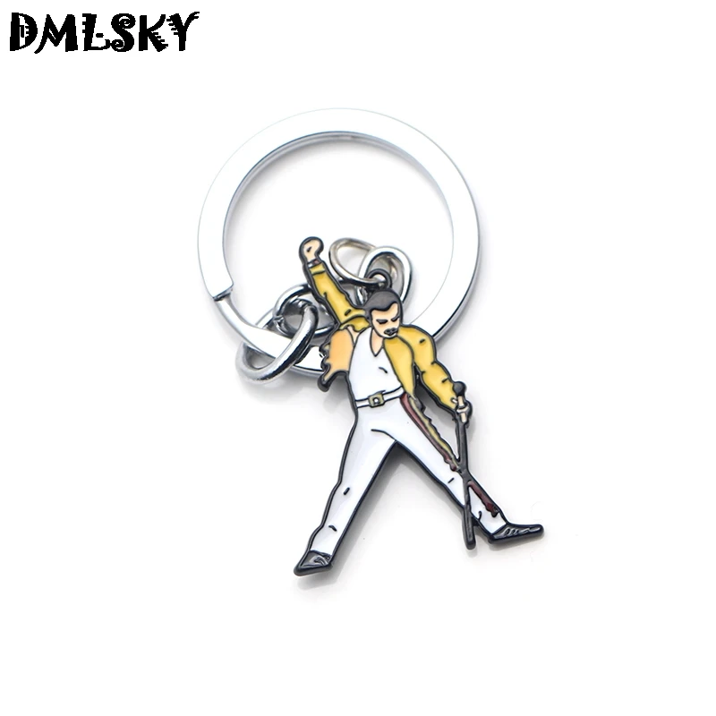 DMLSKY 20pcs/lot Rock Singer Metal Alloy Pendant Key Chains Ring Gift For Women Men Bag Cool Keychain Keyring M3105
DMLSKY 20pcs/lot Rock Singer Metal Alloy Pendant Key Chains Ring Gift For Women Men Bag Cool Keychain Keyring M3105