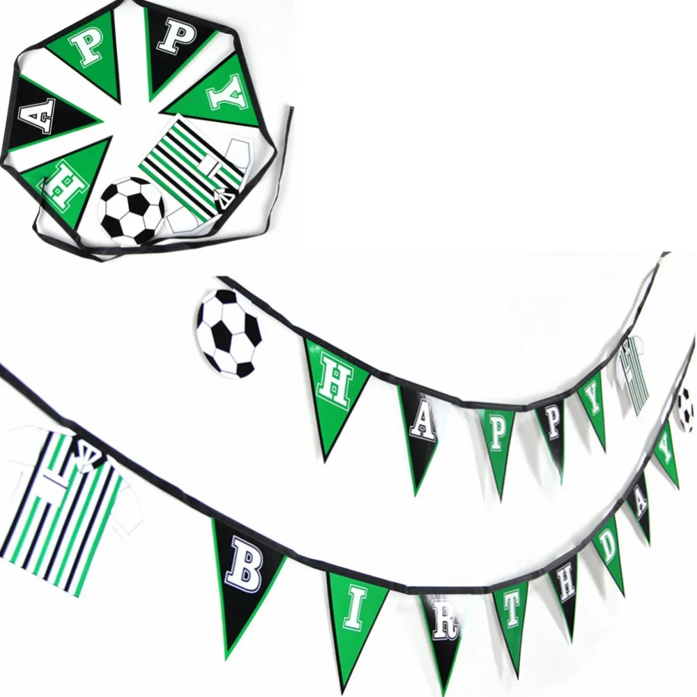Football Theme Happy Birthday Banner Flag Banner Sports Theme Party Banner Soccer Garland for Kid's Room Boys Photo Prop
Football Theme Happy Birthday Banner Flag Banner Sports Theme Party Banner Soccer Garland for Kid's Room Boys Photo Prop