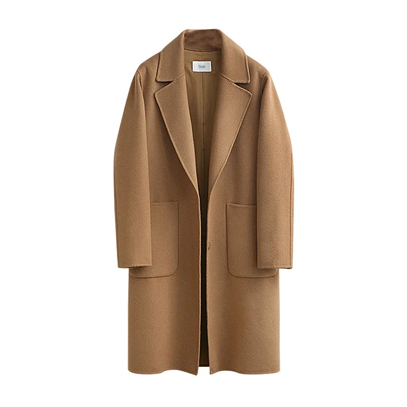 2020 Autumn Winter Woolen Coat Women Fashion Long Overcoat Female Cashmere Coat Loose Warm Outerwear Abrigos Manteau Femme Hiver
2020 Autumn Winter Woolen Coat Women Fashion Long Overcoat Female Cashmere Coat Loose Warm Outerwear Abrigos Manteau Femme Hiver