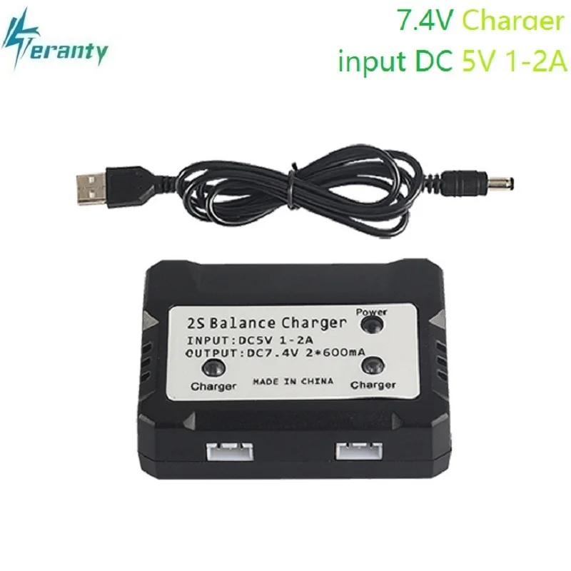 7.4V 600 mA Balance Charger For 2S Lipo battery For Syma X8C MJX X600 X101 BugRC Toys 7.4V balance Charger Plug Input DC 5V 1-2A
7.4V 600 mA Balance Charger For 2S Lipo battery For Syma X8C MJX X600 X101 BugRC Toys 7.4V balance Charger Plug Input DC 5V 1-2A