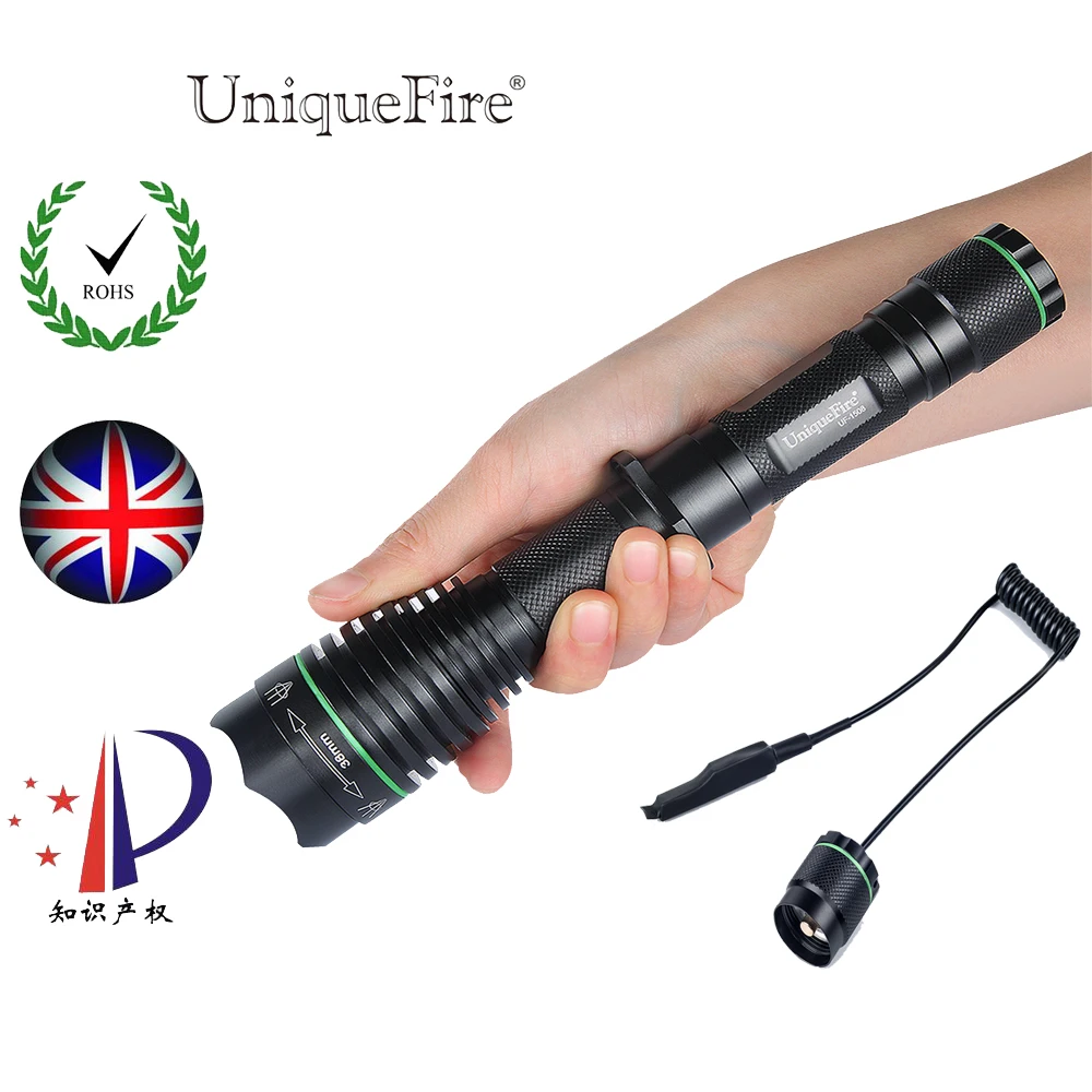 UniqueFire 1508 OSRAM Infrared 940NM LED Flashlight 38mm Convex Lens Night Vision Zoomable Torch 3 Mode + Remote Pressure Switch
UniqueFire 1508 OSRAM Infrared 940NM LED Flashlight 38mm Convex Lens Night Vision Zoomable Torch 3 Mode + Remote Pressure Switch