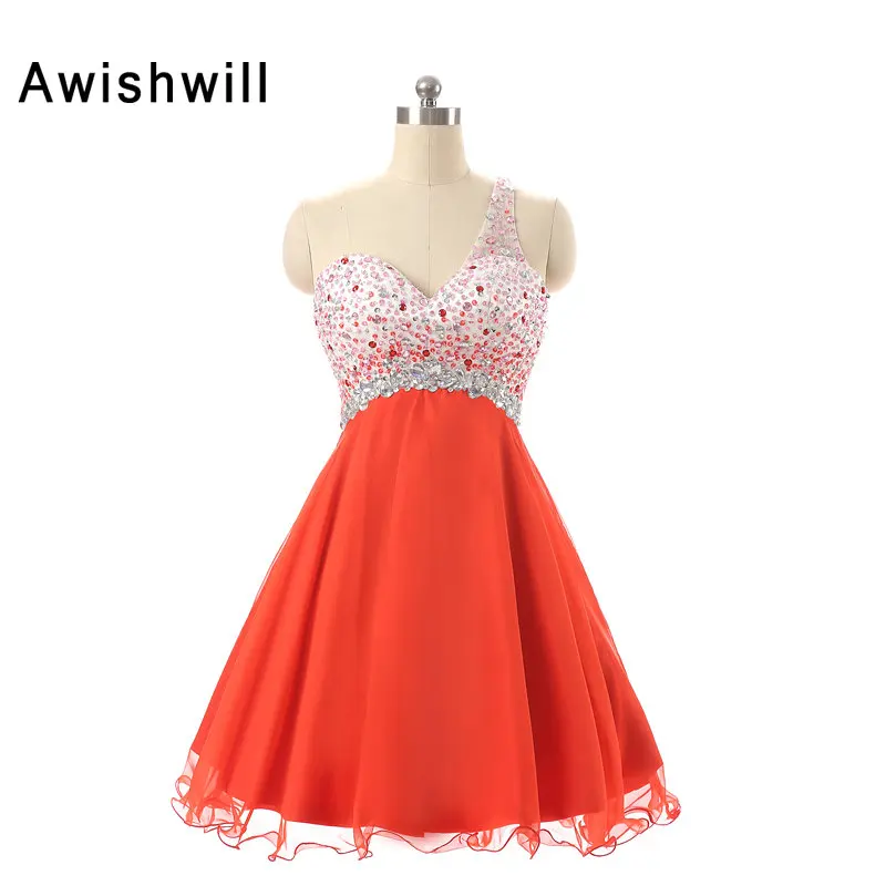 Robe de Cocktail Real Photo Sexy Open Back One Shoulder Beadings Chiffon Party Homecoming Gowns Short Mini Cocktail Dresses
Robe de Cocktail Real Photo Sexy Open Back One Shoulder Beadings Chiffon Party Homecoming Gowns Short Mini Cocktail Dresses