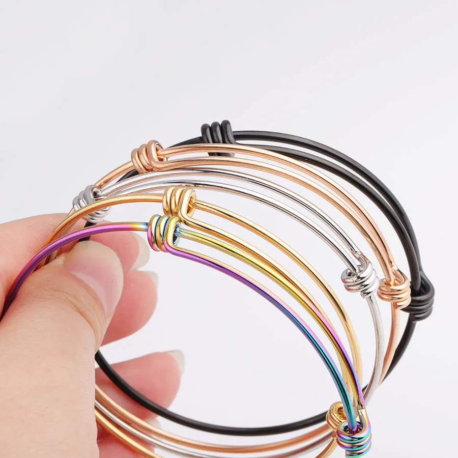 Fnixtar 50Pcs/Lot 1.8mm 1.6mm Thickness Wire Bangle Bracelets Stainless Steel Expandable Wire Cable Bangle Jump Ring 55/60/66mm
Fnixtar 50Pcs/Lot 1.8mm 1.6mm Thickness Wire Bangle Bracelets Stainless Steel Expandable Wire Cable Bangle Jump Ring 55/60/66mm
