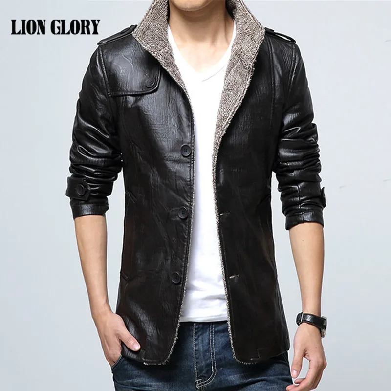 M-4XL Men Jacket Brand PU Windbreaker Plus Velvet Padded Men Coat Casual Fashion Cappotto Di Lana Uomo Large Size 4XL Men Coat
M-4XL Men Jacket Brand PU Windbreaker Plus Velvet Padded Men Coat Casual Fashion Cappotto Di Lana Uomo Large Size 4XL Men Coat
