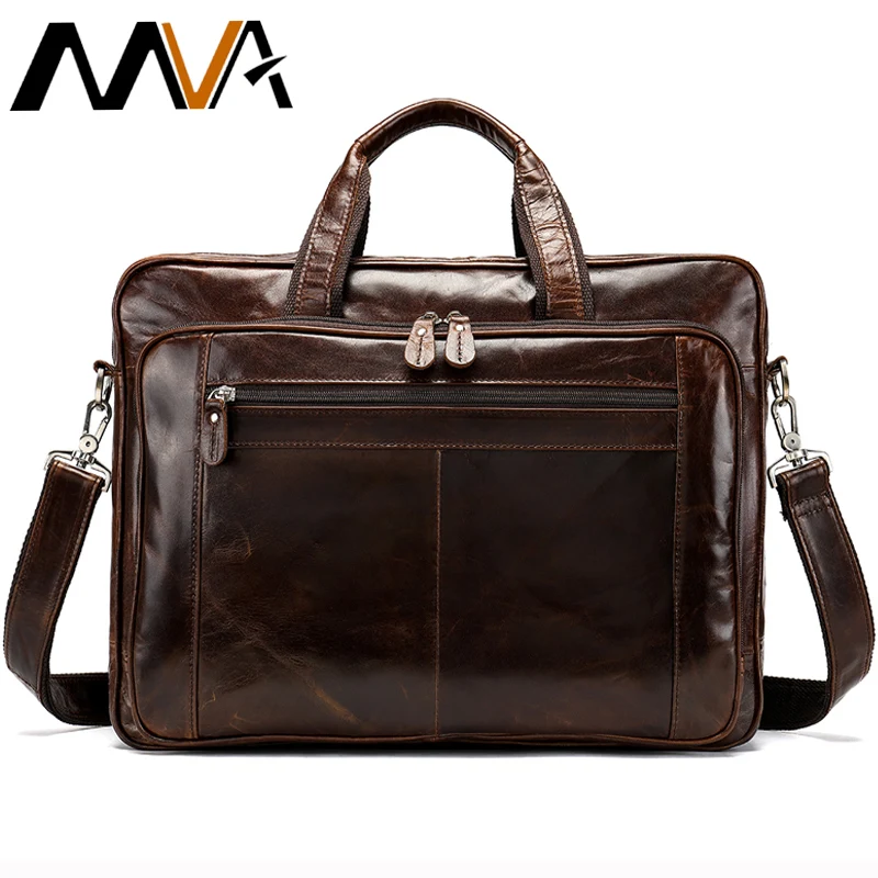 Портфель MVA мужской из натуральной кожи, сумка для ноутбука 15 дюймов, большой чемоданчик для компьютера, дорожный тоут, деловой портфель, 7320
Портфель MVA мужской из натуральной кожи, сумка для ноутбука 15 дюймов, большой чемоданчик для компьютера, дорожный тоут, деловой портфель, 7320