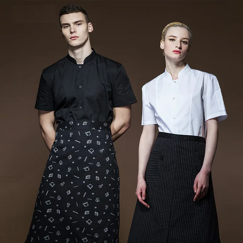 New!Restaurant Hotel Kitchen Man Short-sleeve Chef Jacket Summer Work Wear Chef Uniform,cozinha chaquetas de cocina N84
New!Restaurant Hotel Kitchen Man Short-sleeve Chef Jacket Summer Work Wear Chef Uniform,cozinha chaquetas de cocina N84