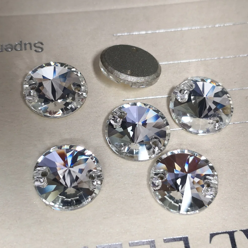 Crystal Glass 3200 Rivoli Garment Rhinestones Flat back 2 Holes Glass Sew On Stones Crystal Strass For Clothes Apparel Crafts
Crystal Glass 3200 Rivoli Garment Rhinestones Flat back 2 Holes Glass Sew On Stones Crystal Strass For Clothes Apparel Crafts