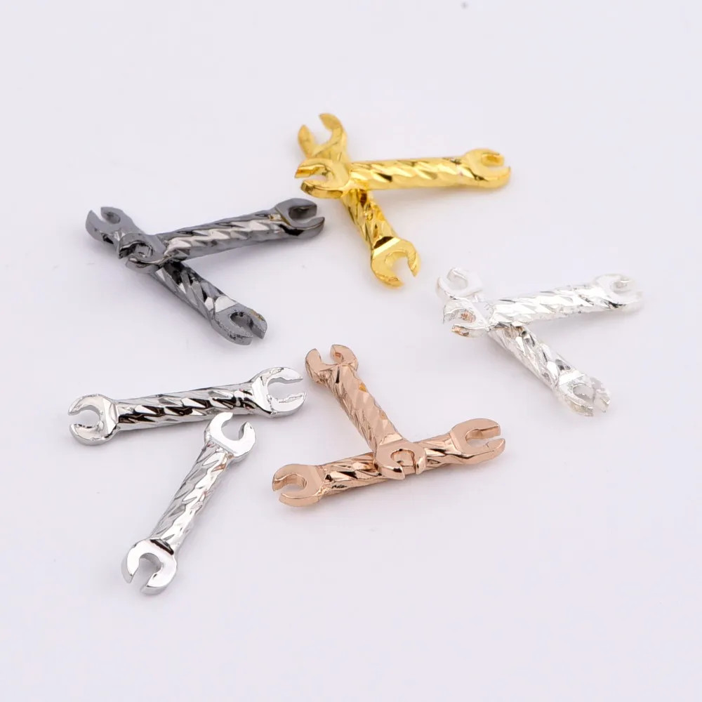 10pcs/lot zhu ru 15x2mm wrench Home repair tool Cartoon children's toys for Jewelry Making Accessories Findings DIY | Украшения и