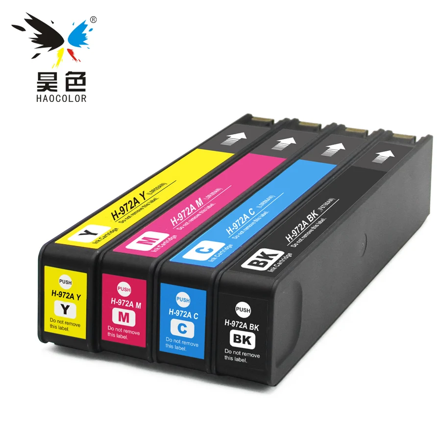 HAOCOLOR 4x remanufactured Ink Cartridges For HP 972 972A for HP PageWide Pro 352dw 377dw 452dw/dn 477dn/dw 552dw/dn 577dw
HAOCOLOR 4x remanufactured Ink Cartridges For HP 972 972A for HP PageWide Pro 352dw 377dw 452dw/dn 477dn/dw 552dw/dn 577dw