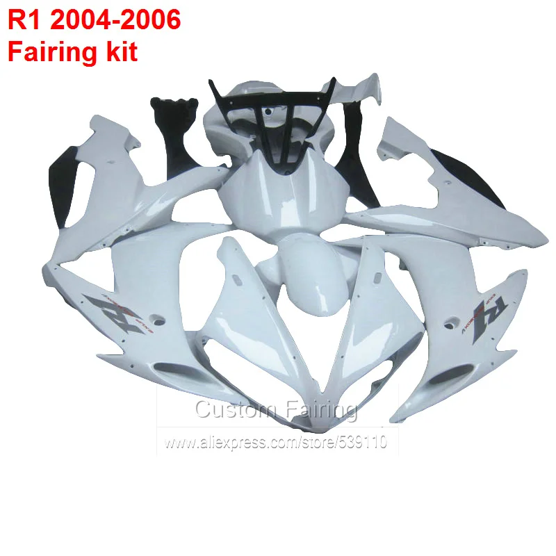 Full Fairings For YAMAHA YZF R1 2004 2005 2006 Fairing kit ( All white ) Free shipping Injection fairings XL01
Full Fairings For YAMAHA YZF R1 2004 2005 2006 Fairing kit ( All white ) Free shipping Injection fairings XL01