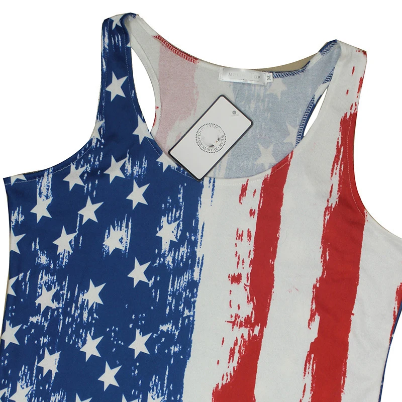 Sexy Fashion Tank Top Women Vogue Vest American Flag USA Tanks Female Sleeveless Blouse Stripe Print Casual Ladies Clothes
Sexy Fashion Tank Top Women Vogue Vest American Flag USA Tanks Female Sleeveless Blouse Stripe Print Casual Ladies Clothes