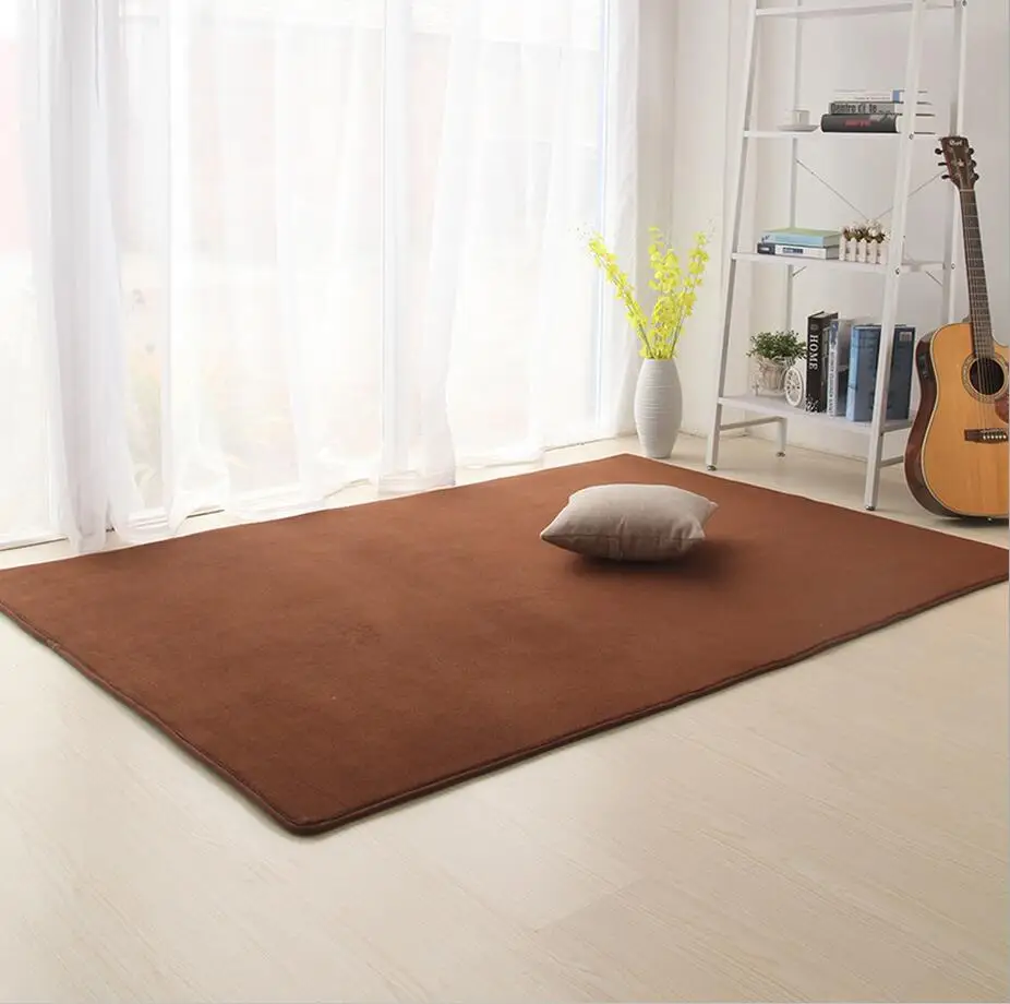 120cmx160cm Solid Carpet For Living Room Coral Velvet Parlor Sofa Bedside Area Rugs Tatami Window Floor Mats Tapete Alfombras
120cmx160cm Solid Carpet For Living Room Coral Velvet Parlor Sofa Bedside Area Rugs Tatami Window Floor Mats Tapete Alfombras