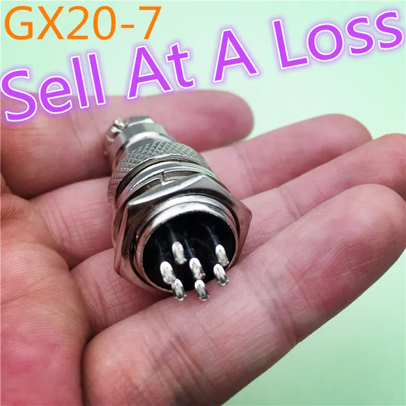 1pcs/lot L99 GX20 7 Pin Male & Female 20mm Wire Panel Connector Aviation Plug Circular Connector Socket Plug Sell At A Loss USA
1pcs/lot L99 GX20 7 Pin Male & Female 20mm Wire Panel Connector Aviation Plug Circular Connector Socket Plug Sell At A Loss USA