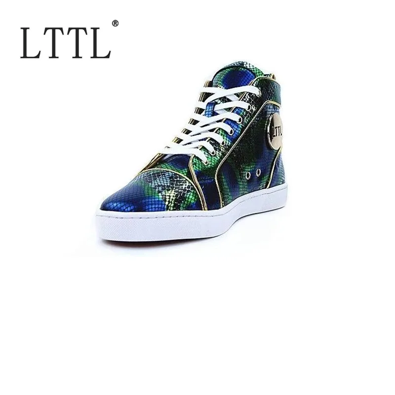 LTTL Casual Leather Shoes Men Luxury Brand High Top Sneakers Mixed-color Lace-up Designer Shoes Handmade Hip Hop Shoes
LTTL Casual Leather Shoes Men Luxury Brand High Top Sneakers Mixed-color Lace-up Designer Shoes Handmade Hip Hop Shoes