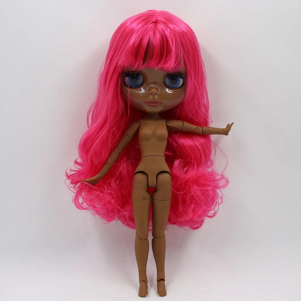 ICY DBS Blyth Doll super black skin pink rose hair joint body shiny face 1/6 bjd 30cm toy
ICY DBS Blyth Doll super black skin pink rose hair joint body shiny face 1/6 bjd 30cm toy