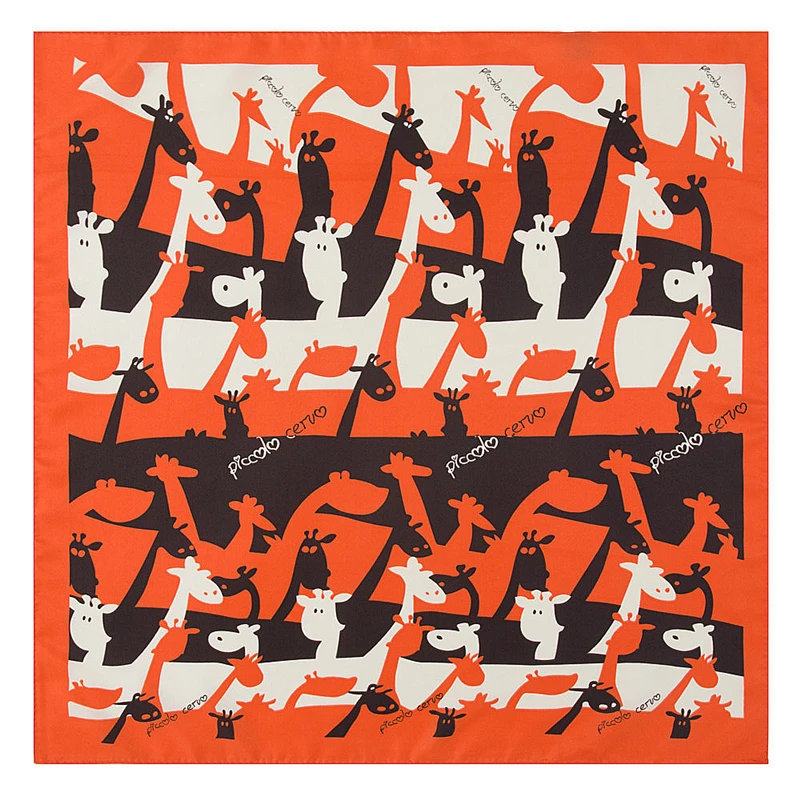 POBING Fashion Women Scarf Luxury Brand Giraffe Print Hijab Silk Satin Shawl Scarfs Foulard Square Head Scarves Wraps 60*60CM
POBING Fashion Women Scarf Luxury Brand Giraffe Print Hijab Silk Satin Shawl Scarfs Foulard Square Head Scarves Wraps 60*60CM