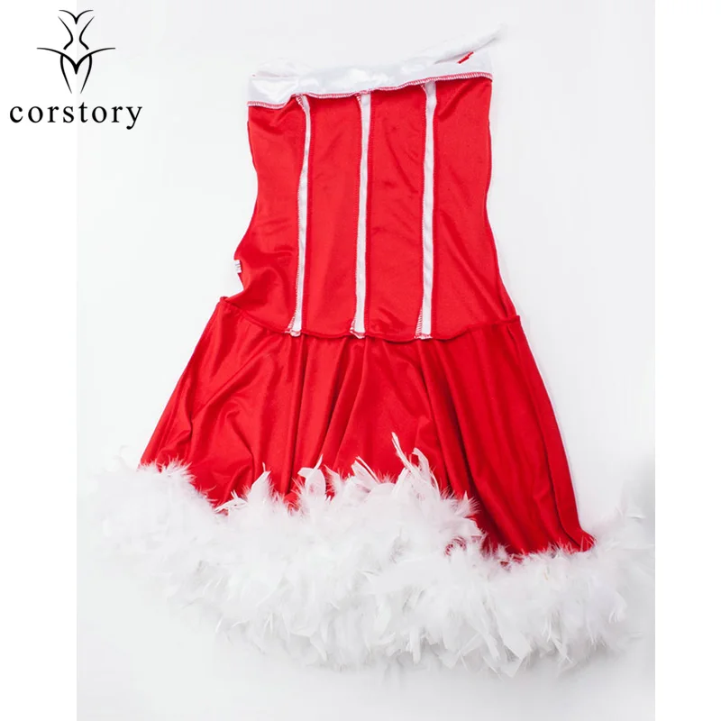 Red Flannel White Feather Christmas Dress For Adult Women Sleeveless Tube Dresses Sexy Cosplay Costumes Carnival Party Clubwear
Red Flannel White Feather Christmas Dress For Adult Women Sleeveless Tube Dresses Sexy Cosplay Costumes Carnival Party Clubwear