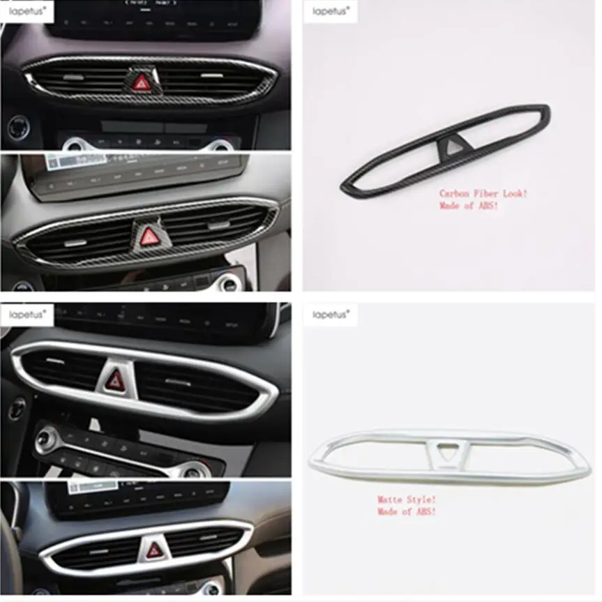 Accessories Fit For Hyundai Santa Fe 2019 - 2021 ABS Central Air Conditioner AC Outlet Vent / Warning Lights Molding Cover Trim
Accessories Fit For Hyundai Santa Fe 2019 - 2021 ABS Central Air Conditioner AC Outlet Vent / Warning Lights Molding Cover Trim