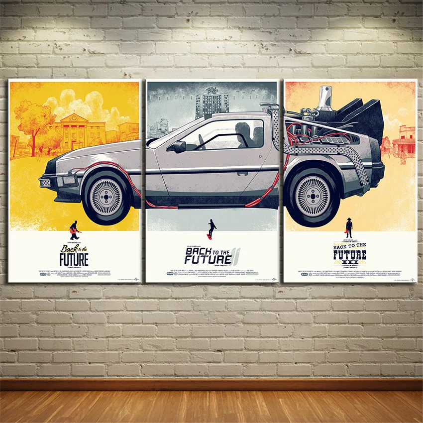 NEW 3PCS set Large Art Picture wall painting Back To The Future 1,2,3 Printed Painting Home Decor Wall Pictures no framed arts
NEW 3PCS set Large Art Picture wall painting Back To The Future 1,2,3 Printed Painting Home Decor Wall Pictures no framed arts