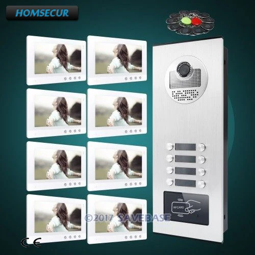 HOMSECUR 10,1 "комплект для разных квартир видео и аудио входной двери с камерой ночного видения + двухсторонний домофон
HOMSECUR 10,1 "комплект для разных квартир видео и аудио входной двери с камерой ночного видения + двухсторонний домофон