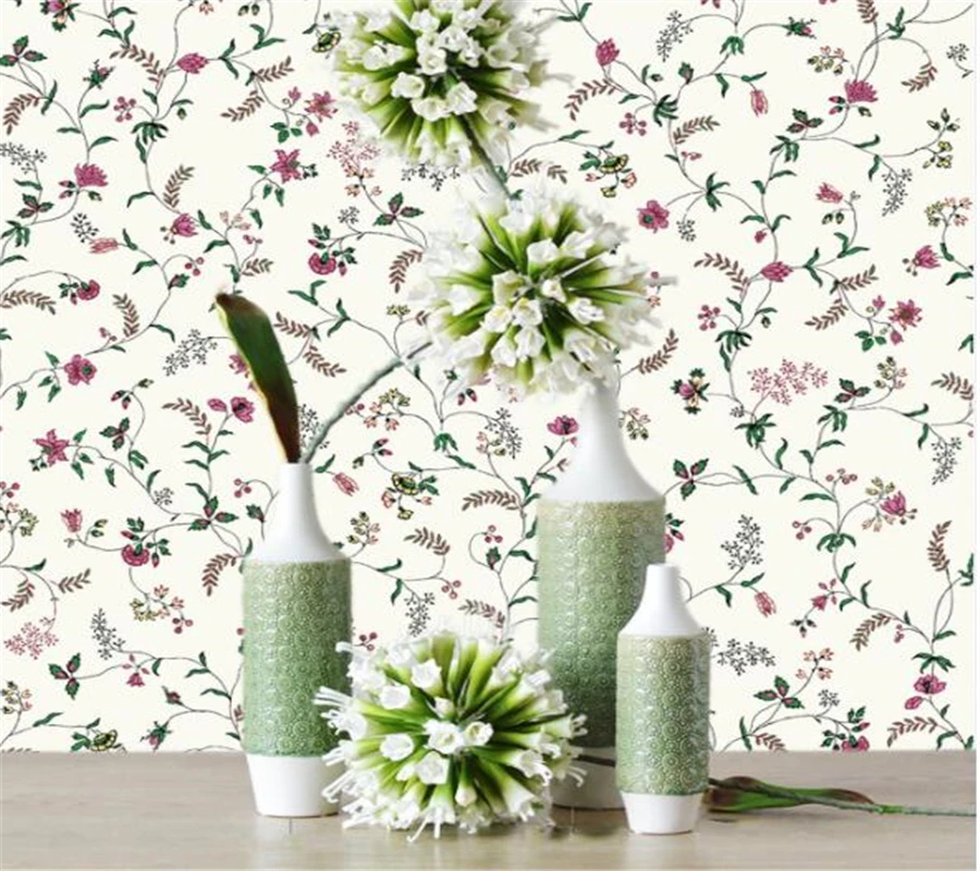 Beibehang Fashion wallpaper garden flowers fresh pure paper wallpaper living room TV desktop background Wallpaper roll tapety
Beibehang Fashion wallpaper garden flowers fresh pure paper wallpaper living room TV desktop background Wallpaper roll tapety