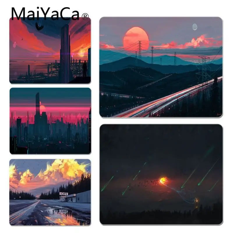 MaiYaCa новый дизайн цифровой арт среды DIY дизайнерский игровой с узором коврик для