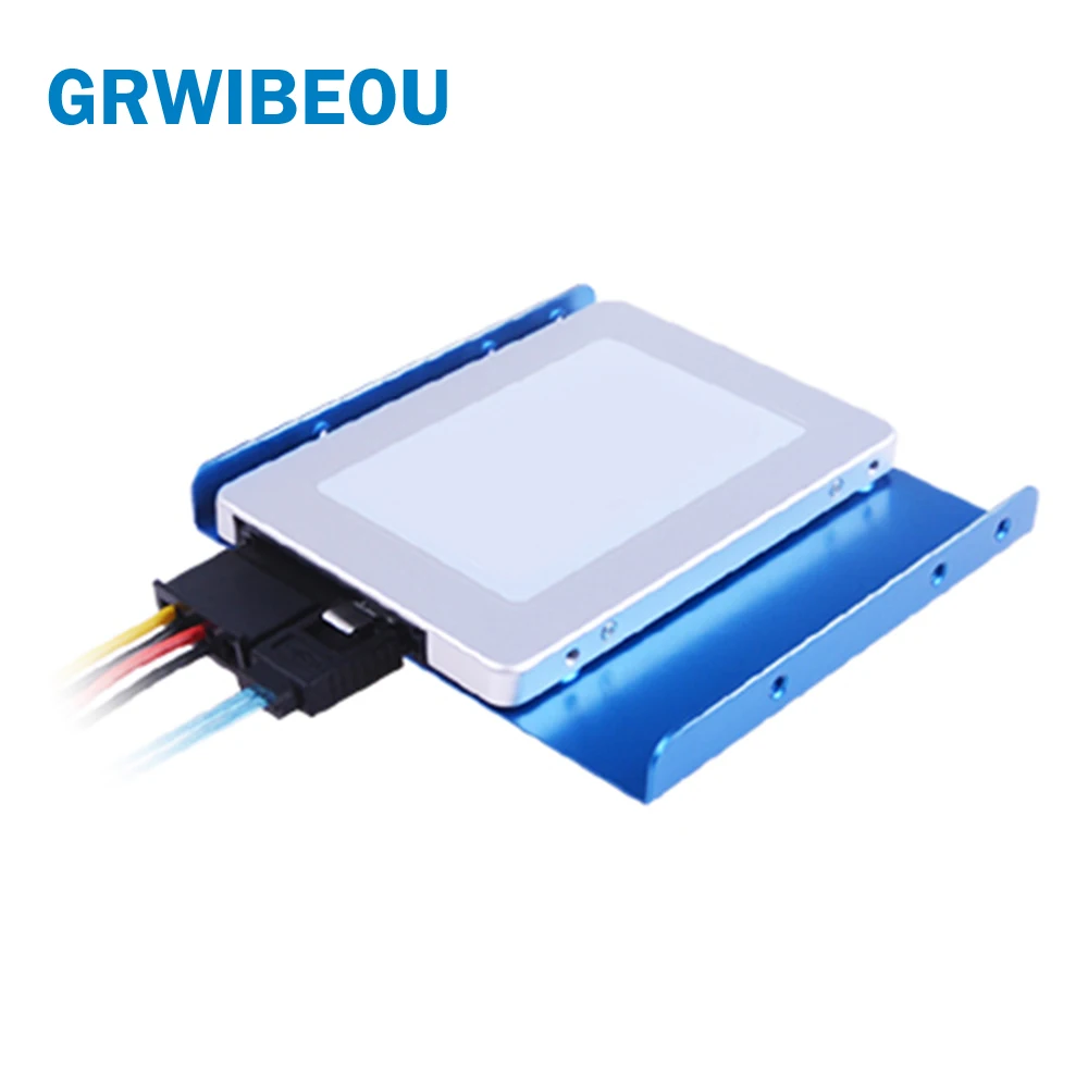2.5 to 3.5 Adapter Bracket SSD HDD Notebook Mounting Hard Drive Disk Holder Black Blue
2.5 to 3.5 Adapter Bracket SSD HDD Notebook Mounting Hard Drive Disk Holder Black Blue