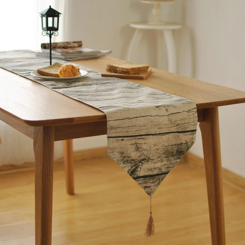 BZ380 Vintage wood table runner simulation bark pattern wallpaper background decoration decorative cloth placemat
BZ380 Vintage wood table runner simulation bark pattern wallpaper background decoration decorative cloth placemat