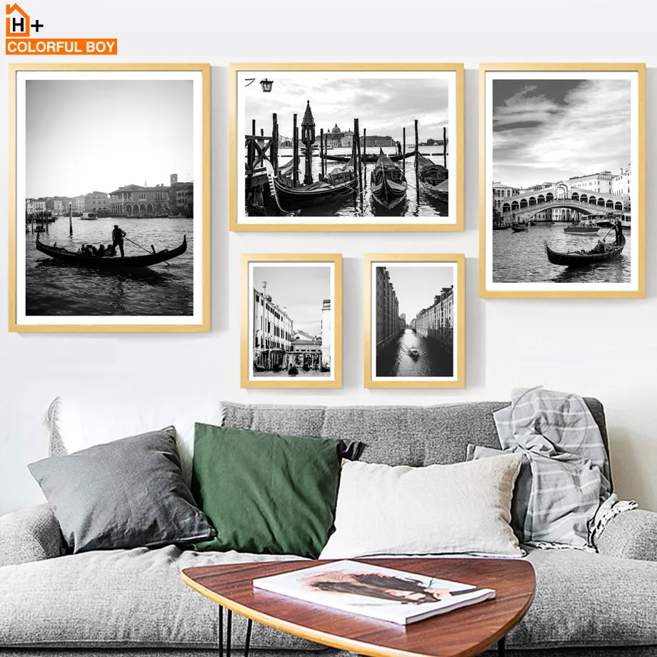 Venice Water City Boat Building Wall Art Canvas Painting Black White Nordic Posters And Prints Wall Pictures For Living Room
Venice Water City Boat Building Wall Art Canvas Painting Black White Nordic Posters And Prints Wall Pictures For Living Room