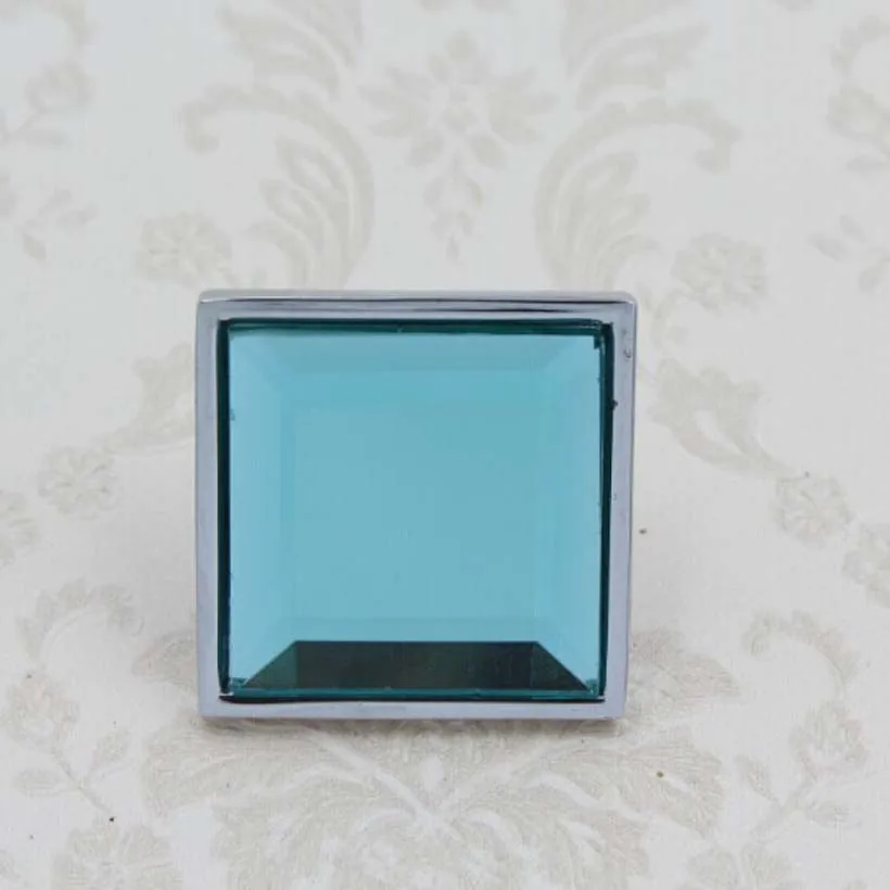 32mm glass knob blue crystal drawer cabinet knob pull silver chrome dresser cupboard handle modern fashion furniture square knob
32mm glass knob blue crystal drawer cabinet knob pull silver chrome dresser cupboard handle modern fashion furniture square knob