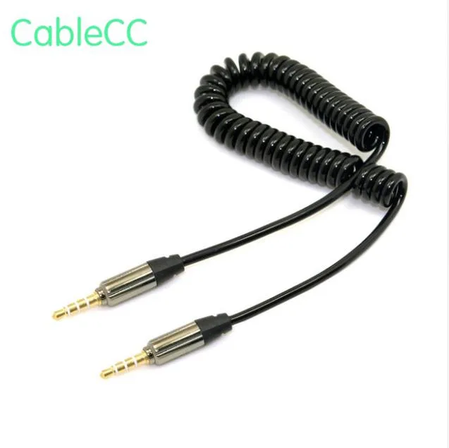 100pcs/ Car Audio AUX Lin in 3.5mm male to 3.5mm male 4 Pos. stretch cable 50cm Black
100pcs/ Car Audio AUX Lin in 3.5mm male to 3.5mm male 4 Pos. stretch cable 50cm Black