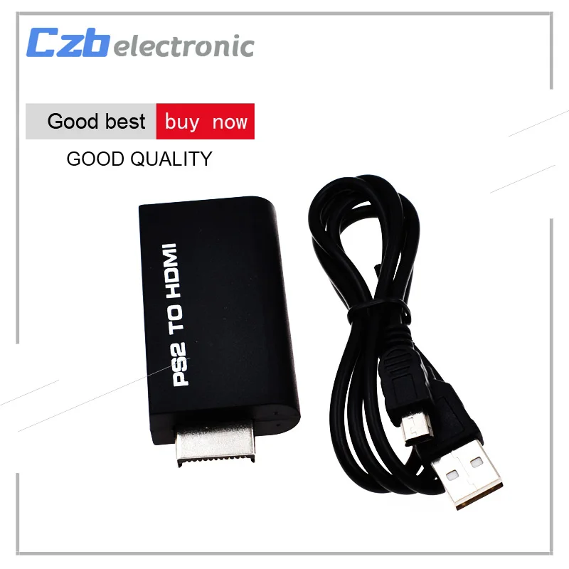 HDV-G300 PS2 к HDMI 480i/480 p/576i Audio Video Converter адаптер с 3 5 мм аудио Выход поддерживает все