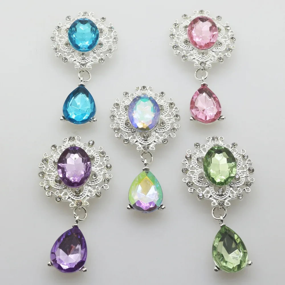 30mm*60mm 10 Colors Flatback Silver Rhinestone Brooch Buttons Wedding Decoraation Clothing Alloy Brooch DIY Crafts Accessories
30mm*60mm 10 Colors Flatback Silver Rhinestone Brooch Buttons Wedding Decoraation Clothing Alloy Brooch DIY Crafts Accessories